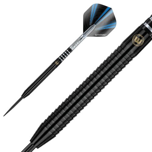 Šipky Winmau steel Sabotage Black 26g, 90% wolfram