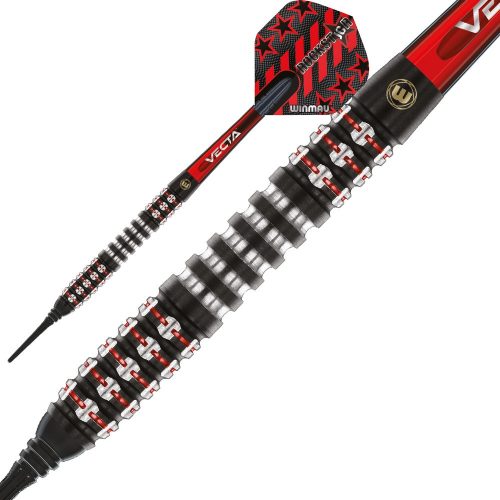 Sada šipek Winmau soft Joe Cullen Ignition Series 20g, 90% wolfram