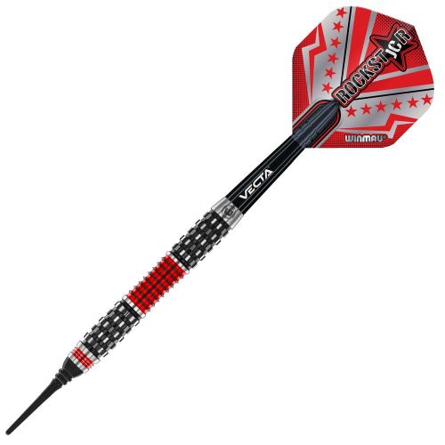 Sada soft šipek Winmau Joe Cullen Rockstar RS 1.0, 20g, 90% wolfram