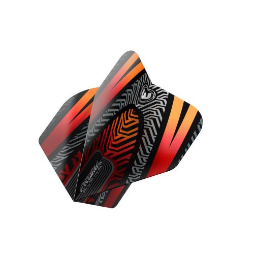 Letky na šipky Winmau Prism Alpha černo-oranžové, No2