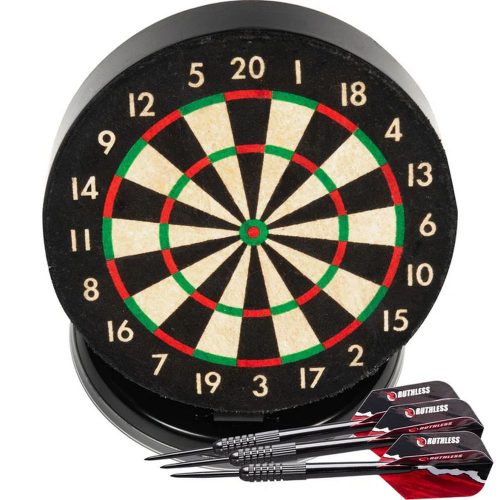 Darts sada Ruthless Mini Desktop Dartboard, 15 cm průměr