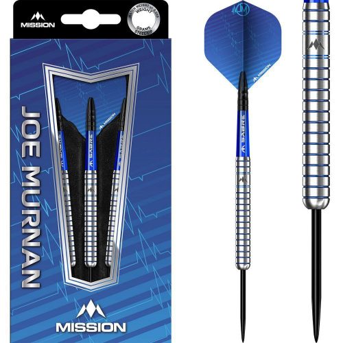 Sada steel šipek Mission Joe Murnan Electro Blue 24g, 90% volfrám