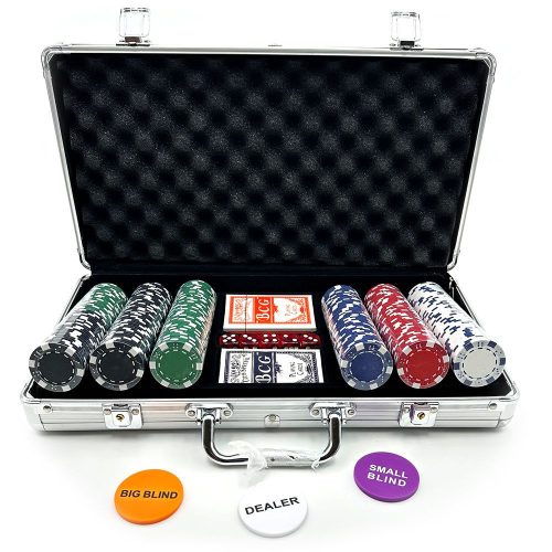 Gamecenter Poker set DICE 300 ks, 11,5g žetony, hliníkový kufřík