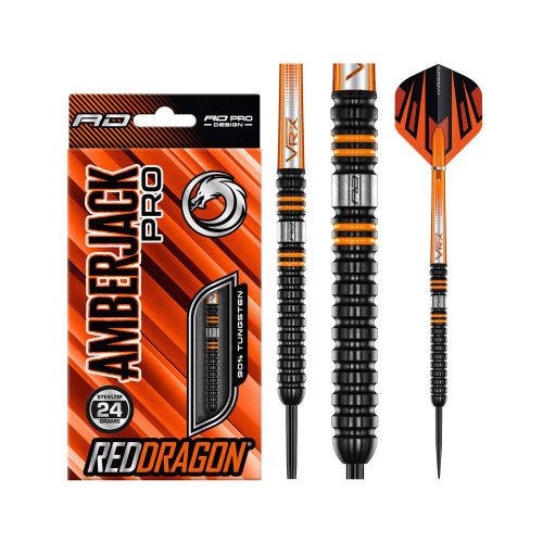 Šipky Red Dragon steel Amberjack Pro 1 - 24 g, 90% wolfram