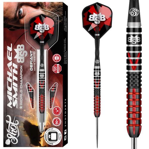 Sada steel šipek Shot Michael Smith Defiant 25g, 90% wolfram