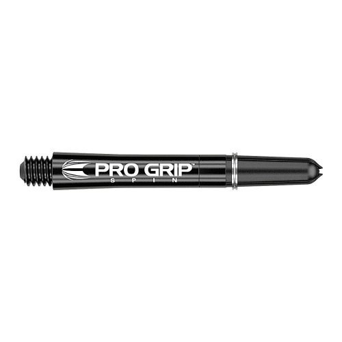 Násadky na šipky TARGET Pro Grip Spin otočné černé, dlouhé, 48 mm, 9 ks