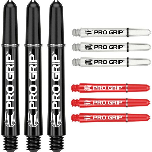 Násadky na šipky TARGET Pro Grip 41mm, černé, bílé, červené, multi-pack