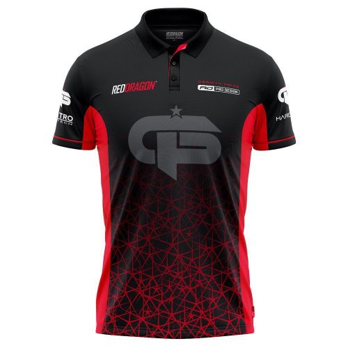 Originální dres Red Dragon Gerwyn Cena Iceman Inferno Tour červený, velikost 3XL