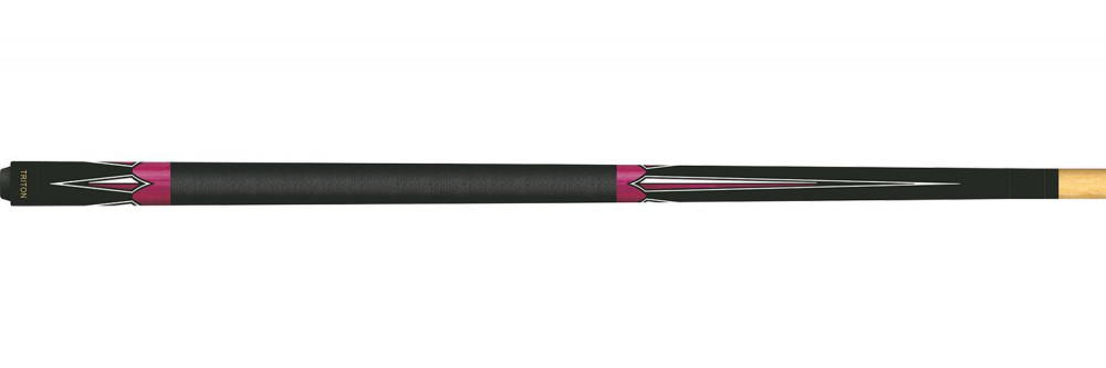 Pool kulečníkové tágo Triton Target 5, dvoudílné, růžovo-černé, 145/13mm