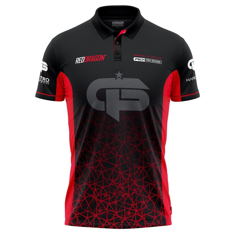 Originální dres Red Dragon Gerwyn Price Iceman Inferno Tour červený, velikost S